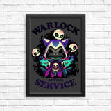 Warlock at Your Service - Posters & Prints