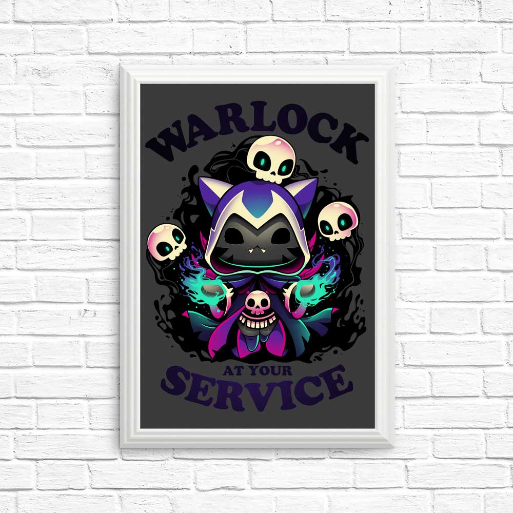 Warlock at Your Service - Posters & Prints