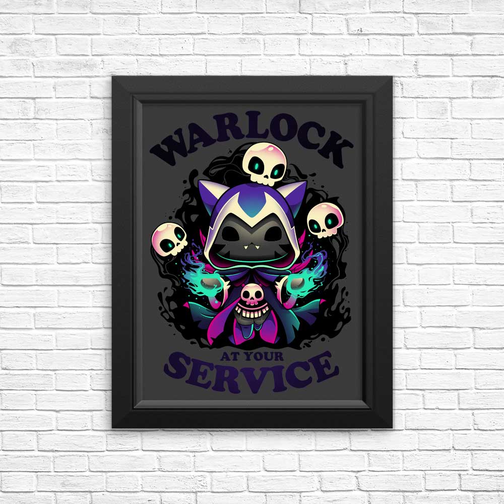 Warlock at Your Service - Posters & Prints