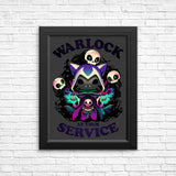 Warlock at Your Service - Posters & Prints