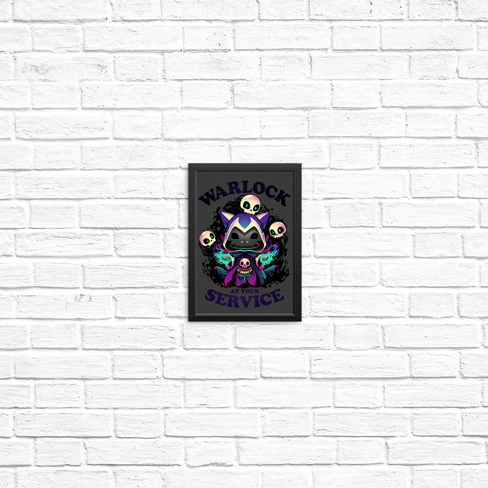 Warlock at Your Service - Posters & Prints