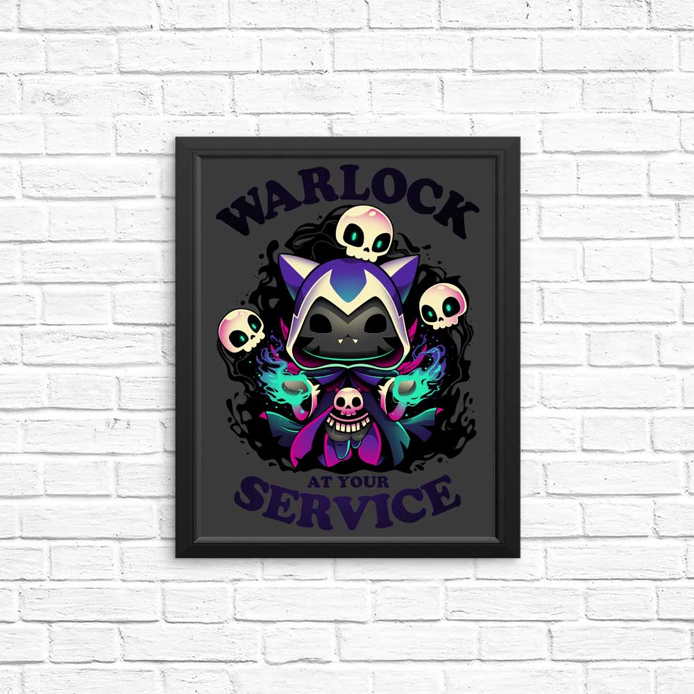 Warlock at Your Service - Posters & Prints
