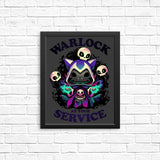 Warlock at Your Service - Posters & Prints