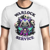Warlock at Your Service - Ringer T-Shirt