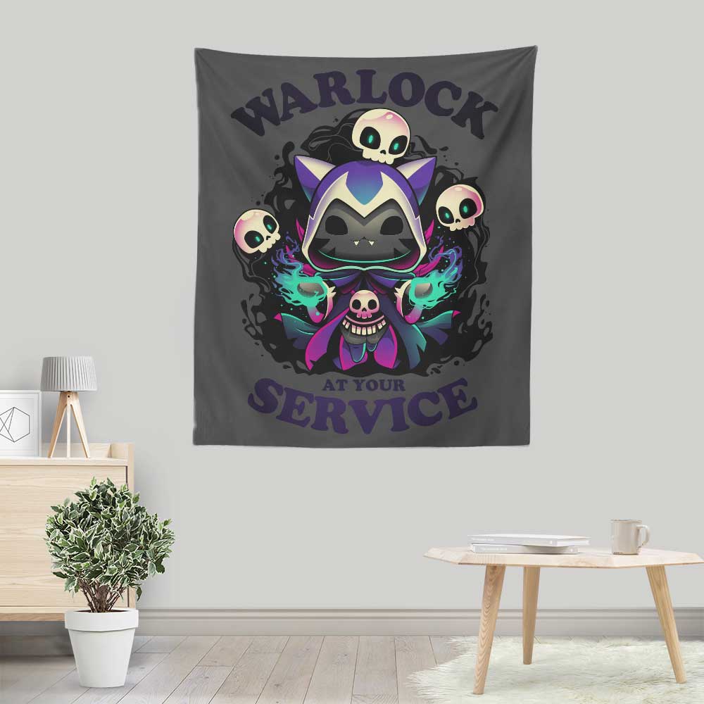 Warlock at Your Service - Wall Tapestry