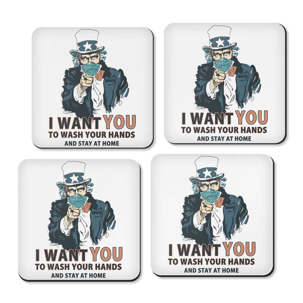 Wash Your Hands - Coasters