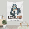 Wash Your Hands - Wall Tapestry