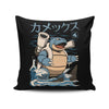 Water Kaiju - Throw Pillow