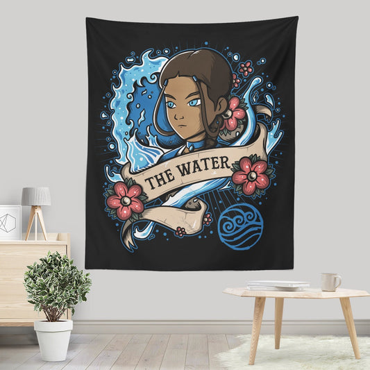 Water Tattoo - Wall Tapestry