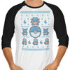 Water Trainer Sweater - 3/4 Sleeve Raglan T-Shirt