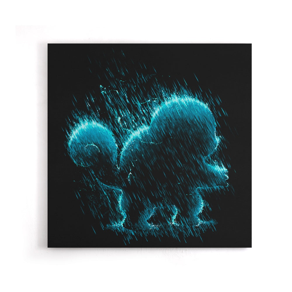 Water Type - Canvas Print