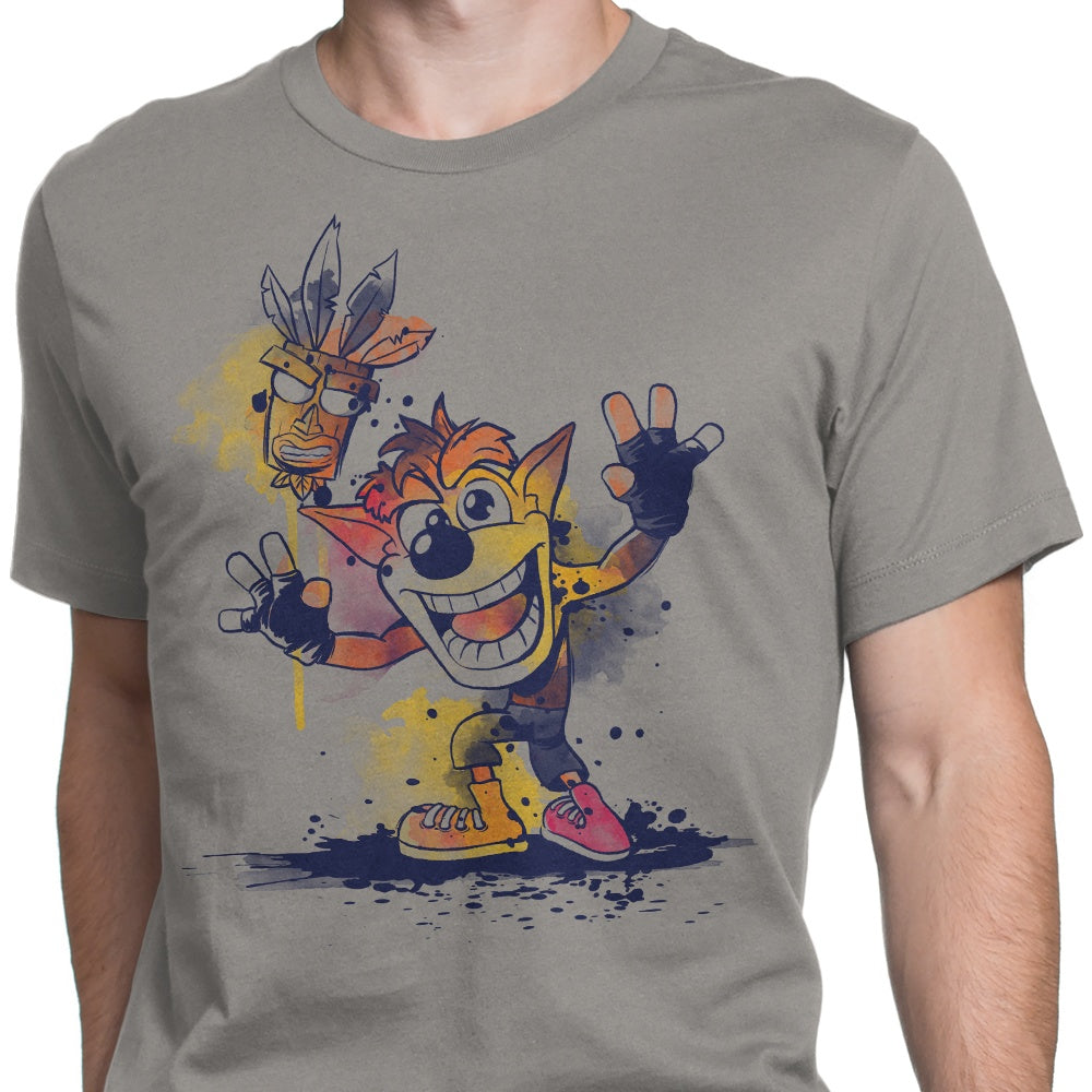 Watercolor Bandicoot - Men's Apparel