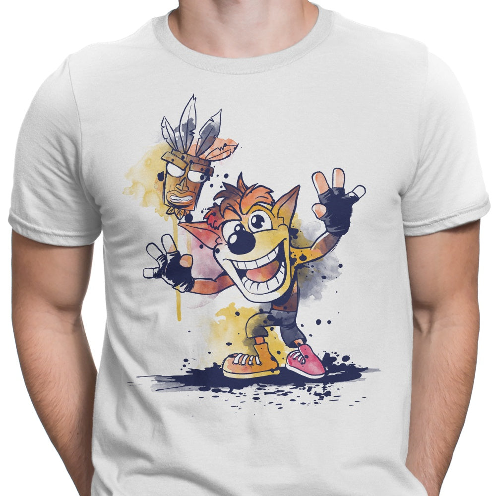 Watercolor Bandicoot - Men's Apparel