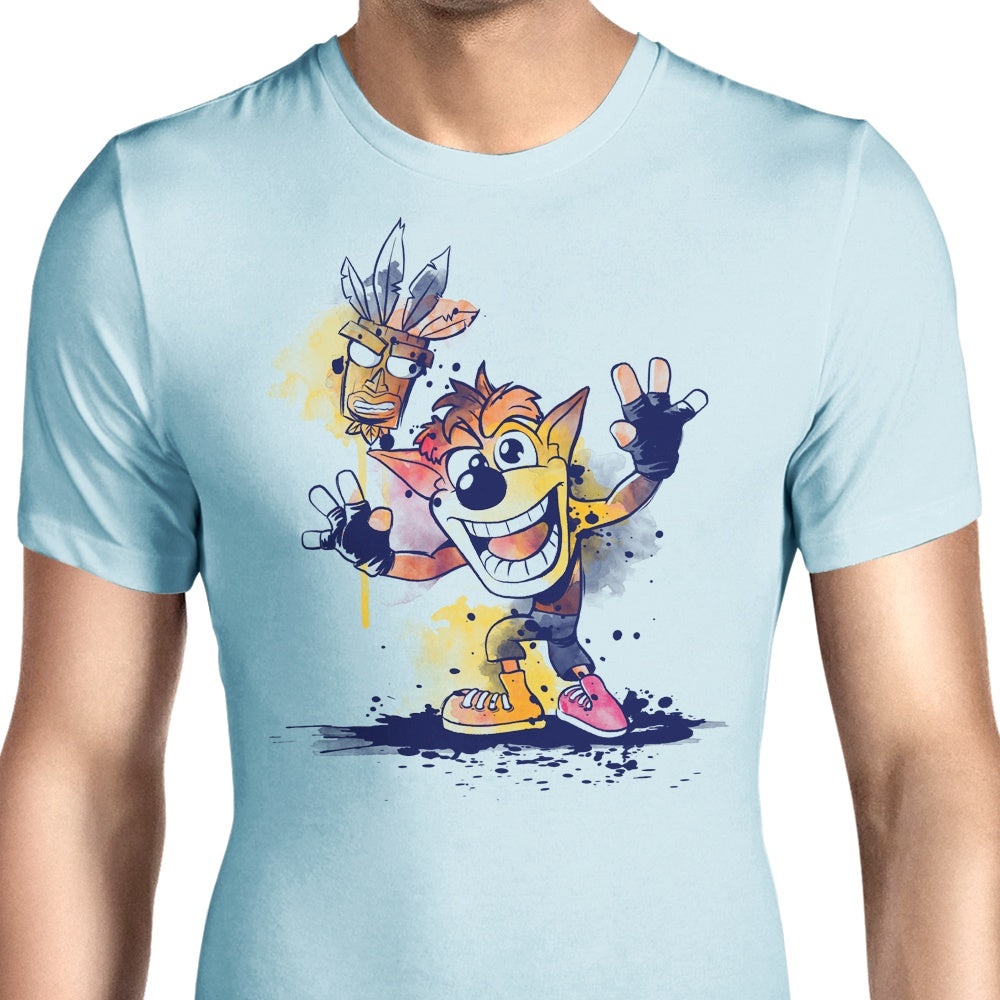 Watercolor Bandicoot - Men's Apparel
