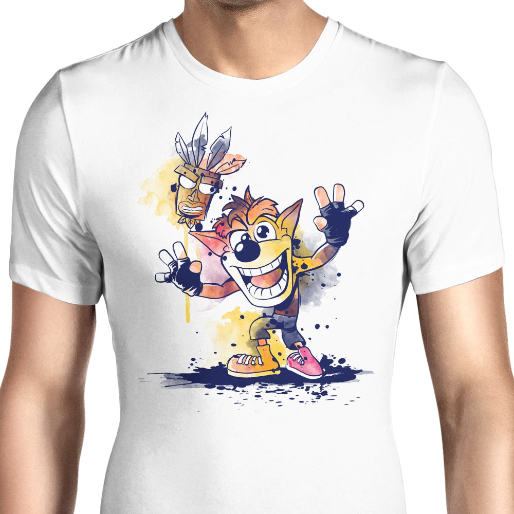 Watercolor Bandicoot - Men's Apparel