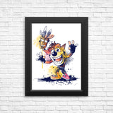 Watercolor Bandicoot - Posters & Prints