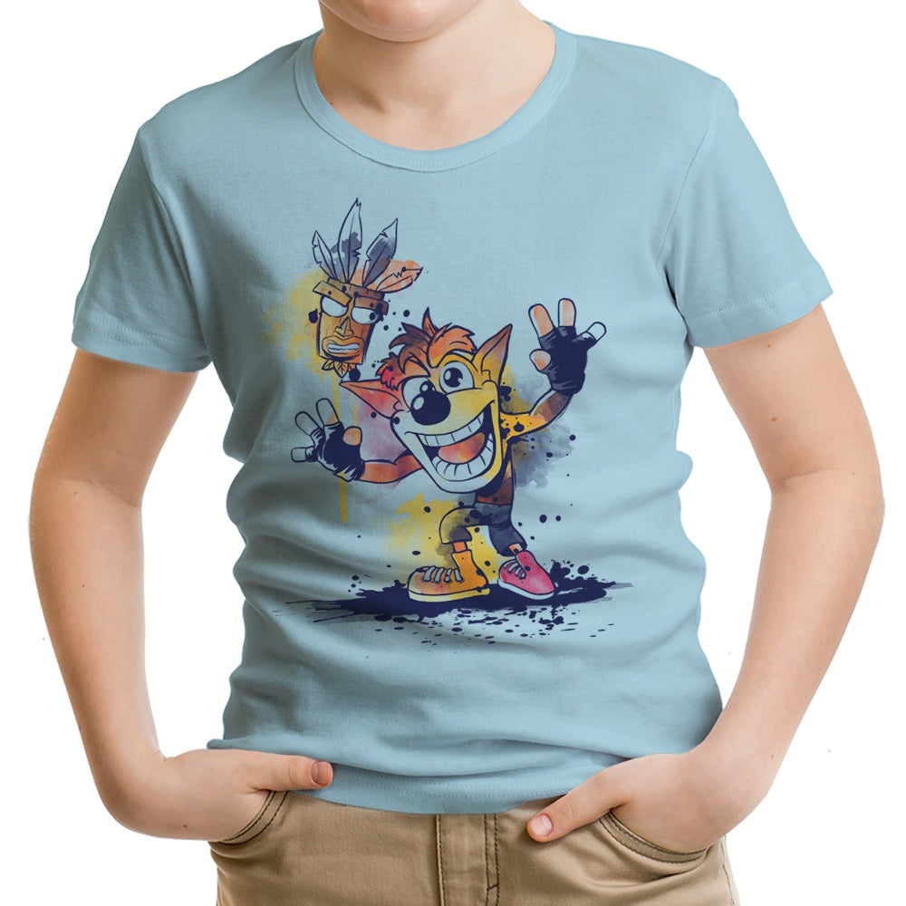 Watercolor Bandicoot - Youth Apparel