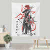 Watercolor Flurry - Wall Tapestry