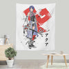 Watercolor Keyblade Master - Wall Tapestry