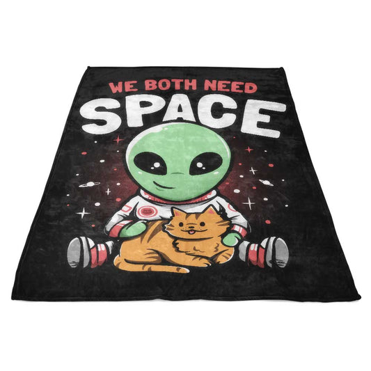 We Both Need Space - Fleece Blanket
