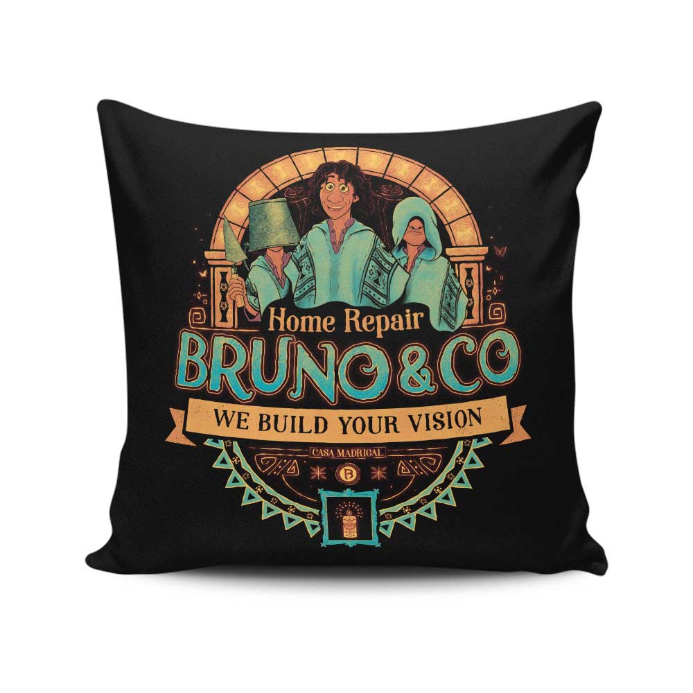 We Build Your Vision - Throw Pillow