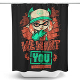 We Want You - Shower Curtain