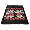 We Wear Red - Fleece Blanket