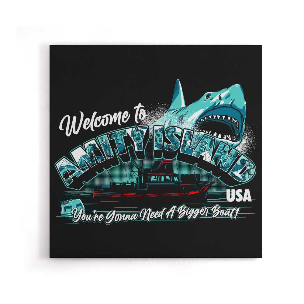 Welcome to Amity - Canvas Print