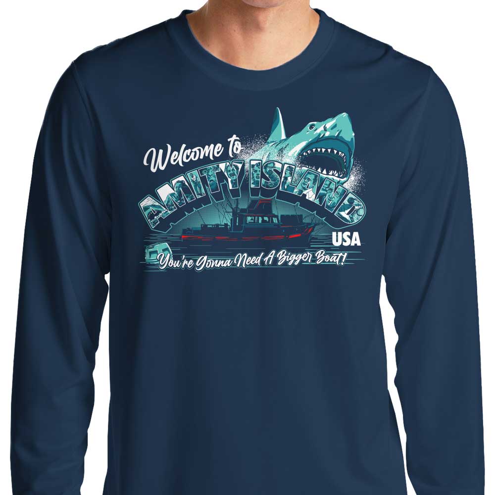 Welcome to Amity - Long Sleeve T-Shirt
