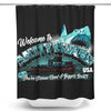 Welcome to Amity - Shower Curtain