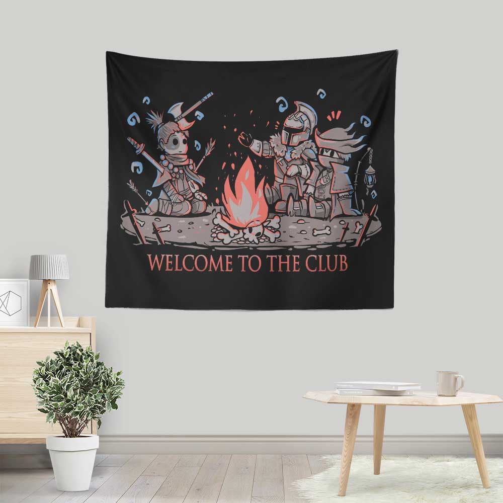 Welcome to the Club - Wall Tapestry