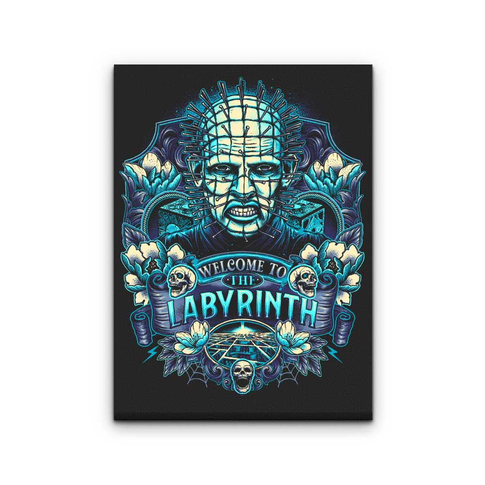 Hello Labrynth Welcome to the Labrynth - Canvas Print – Once Upon a Tee