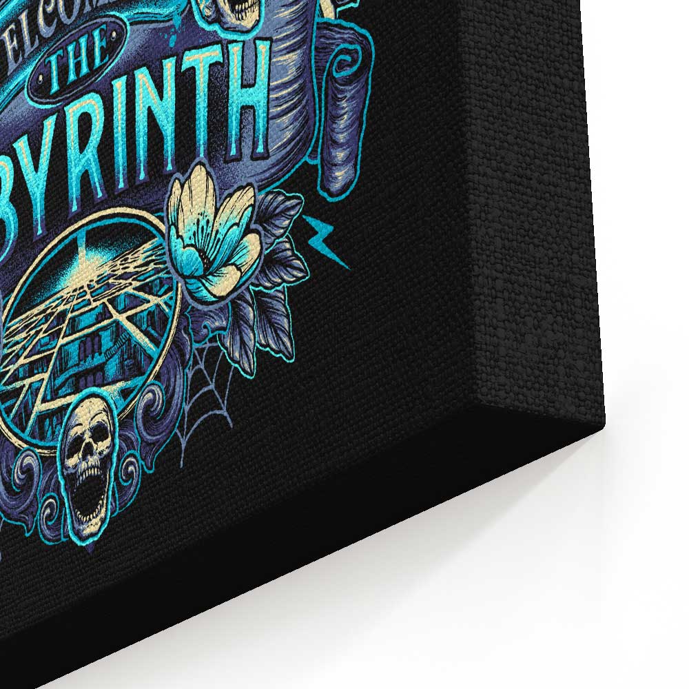 Hello Labrynth Welcome to the Labrynth - Canvas Print – Once Upon a Tee