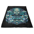 Welcome to the Labrynth - Fleece Blanket