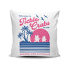 Welcome to Tickle Crabs Island - Throw Pillow