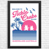 Welcome to Tickle Crabs Island - Posters & Prints