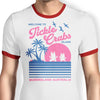Welcome to Tickle Crabs Island - Ringer T-Shirt