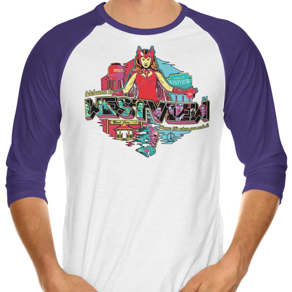 Welcome to Westview - 3/4 Sleeve Raglan T-Shirt