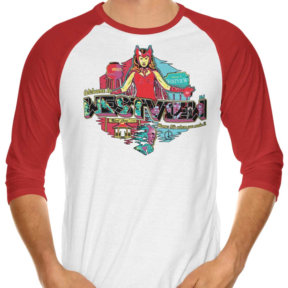 Welcome to Westview - 3/4 Sleeve Raglan T-Shirt