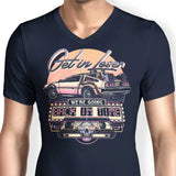 We're Going Back in Time - Men's V-Neck