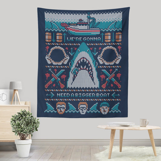 We're Gonna Need a Bigger Boat - Wall Tapestry