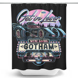 We're Saving Gotham - Shower Curtain
