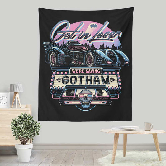We're Saving Gotham - Wall Tapestry