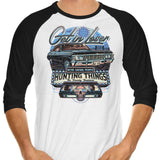 We're Saving People - 3/4 Sleeve Raglan T-Shirt