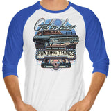 We're Saving People - 3/4 Sleeve Raglan T-Shirt