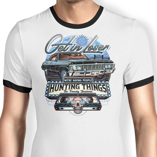 We're Saving People - Ringer T-Shirt