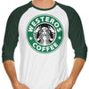 Westeros Coffee - 3/4 Sleeve Raglan T-Shirt