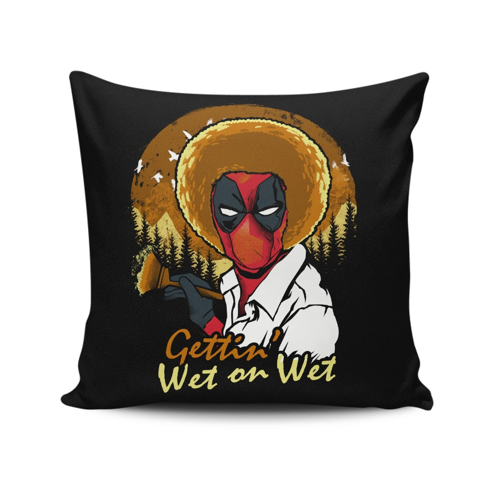 Wet on Wet - Throw Pillow