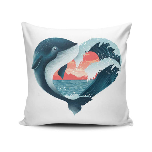 Whale Love - Throw Pillow