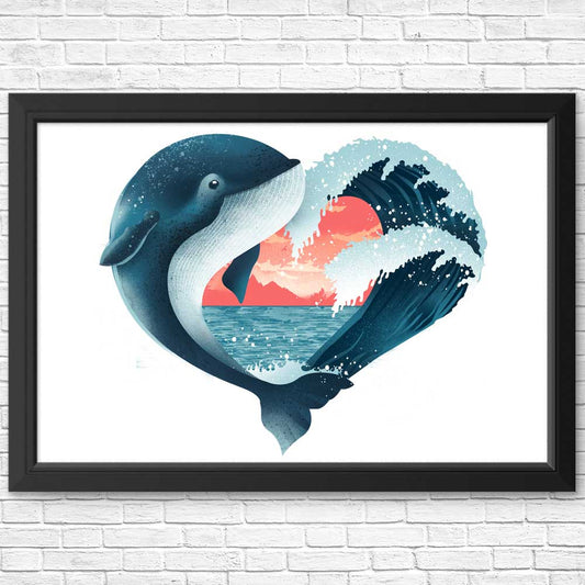 Whale Love - Posters & Prints